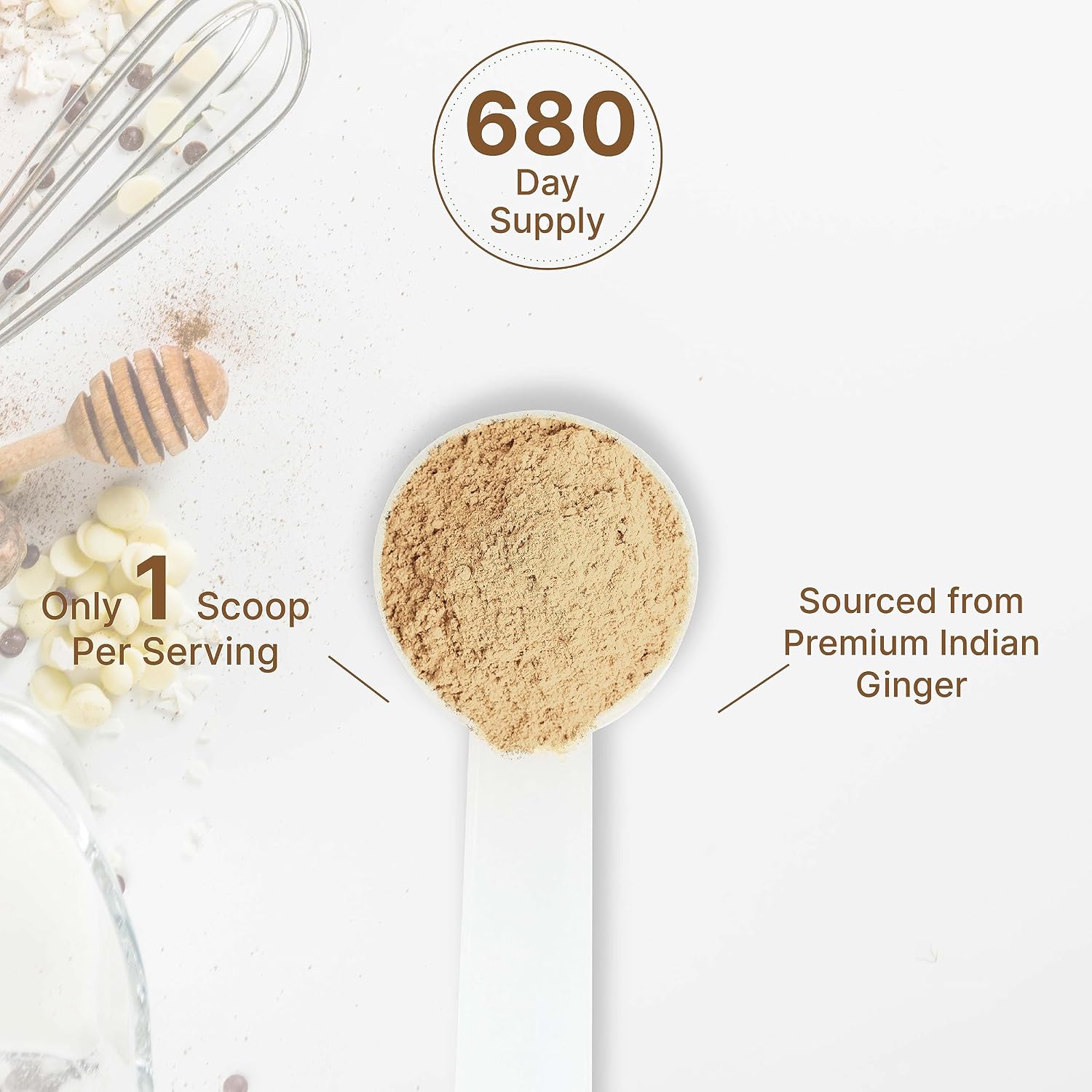 Detalle 1 de DEAL SUPPLEMENT TS0417-A700ML-M443 Organic Ginger Powder, 3 lb