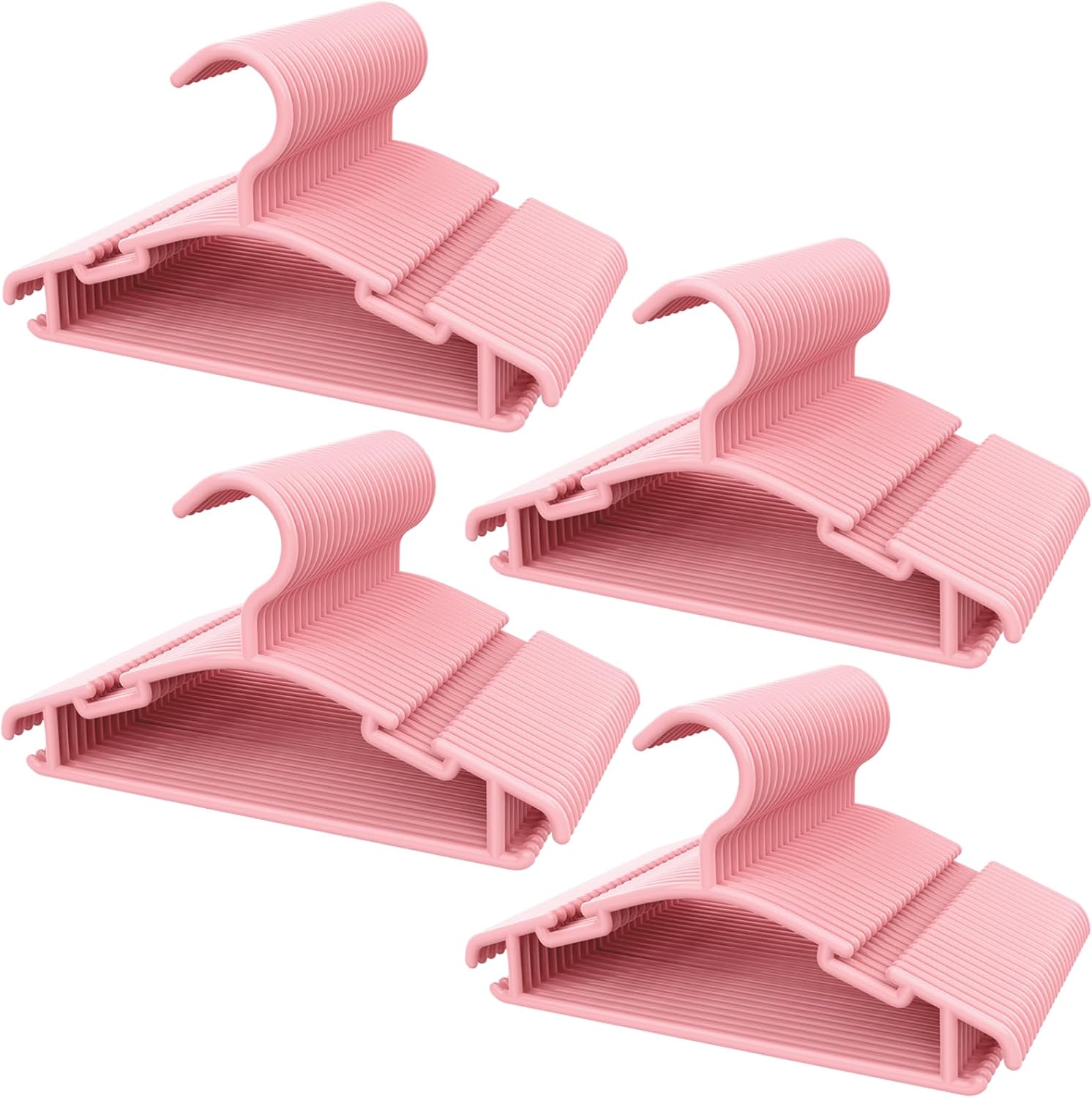Thumbnail 6 de GoodtoU Baby Hangers 100-Pack Plastic Kids Hangers for Closet Organization