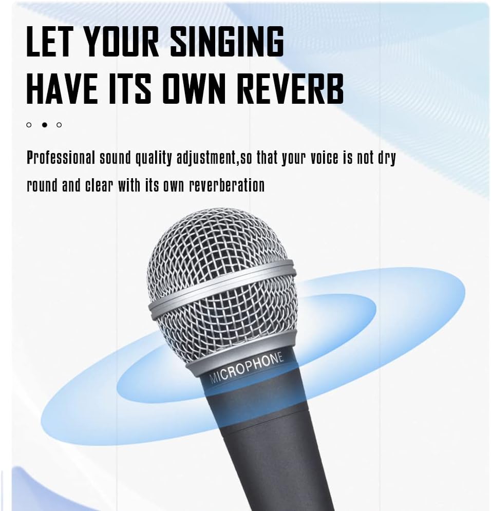Detalle 2 de WEYMIC WM58 Dynamic Vocal Microphone with Metal Body and XLR Connection