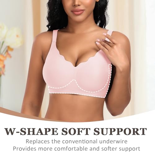 Thumbnail 1 de Cavotor non-wired seamless support bra with soft padding and extra extender for large breasts