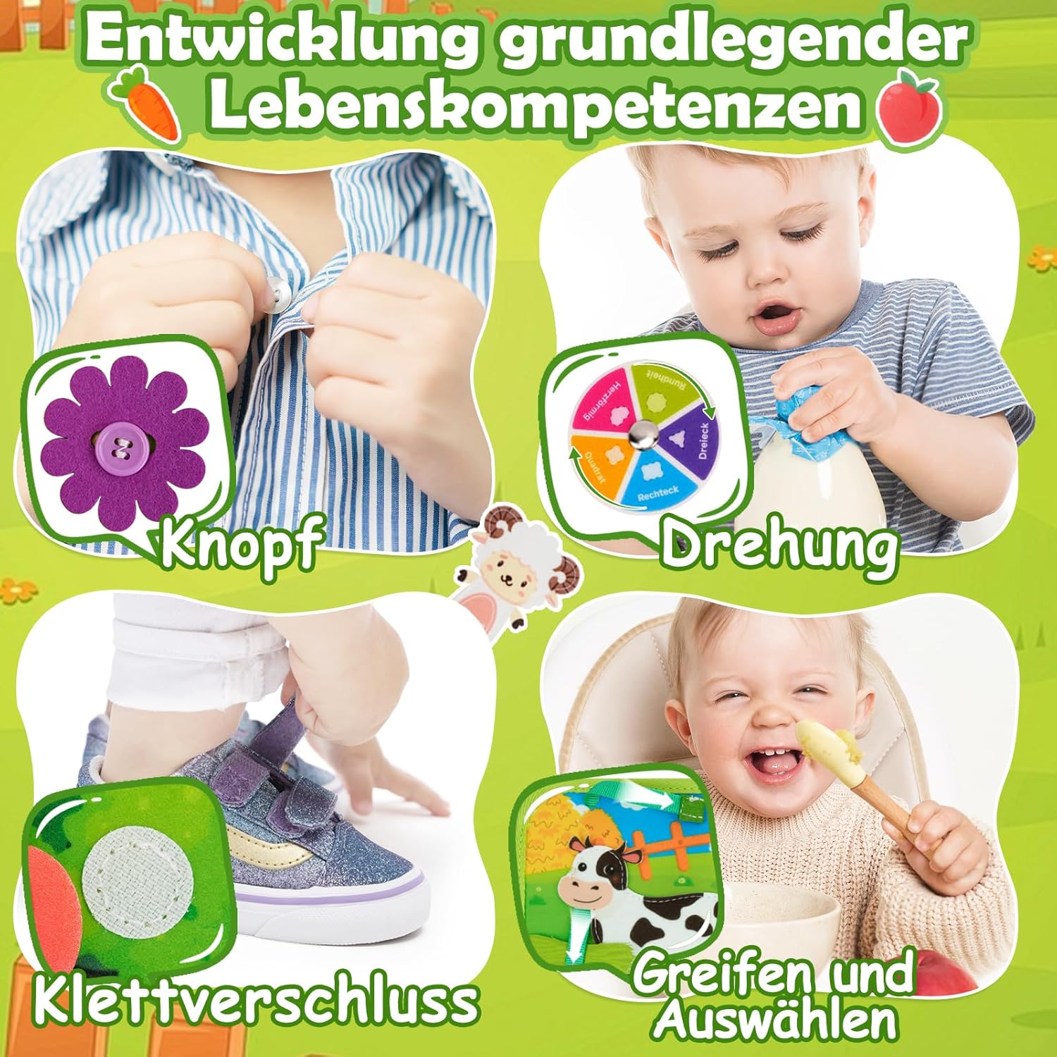Thumbnail 3 de Busy Board Montessori Lernspielzeug 12+ Monate