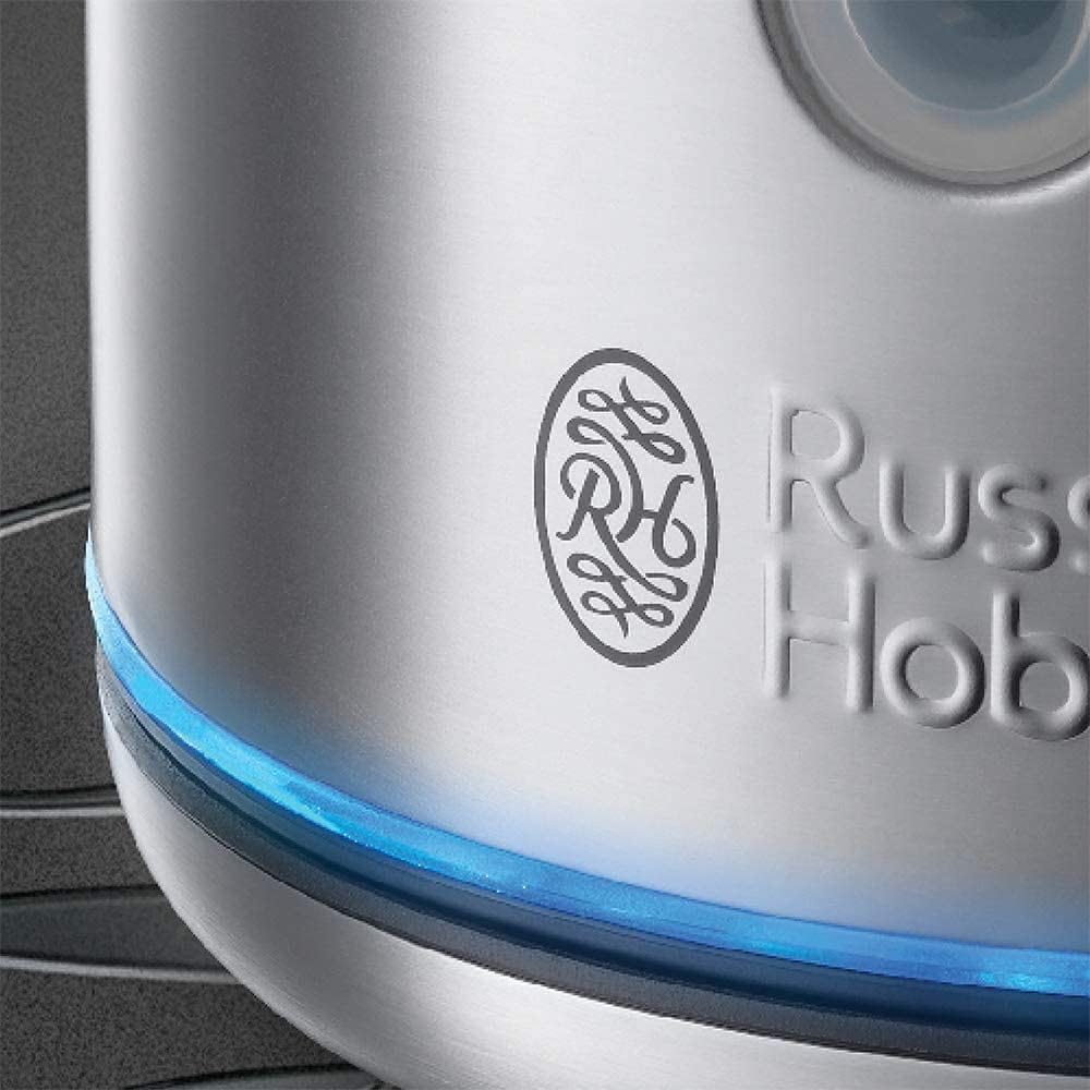 Thumbnail 4 de Russell Hobbs Brushed Stainless Steel Electric Kettle 1.7L (20460) — Quiet, Fast Boil and Easy Maintenance