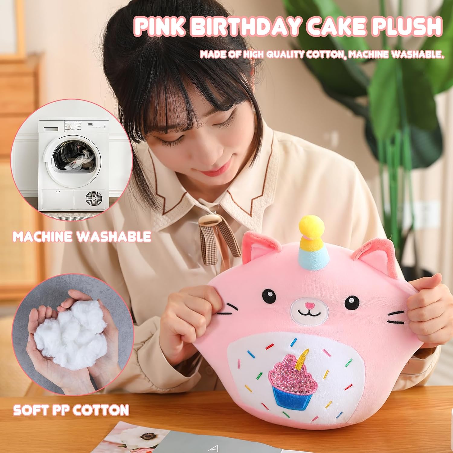 Detalle 2 de Xfrog Cat Unicorn Plush 10 inch