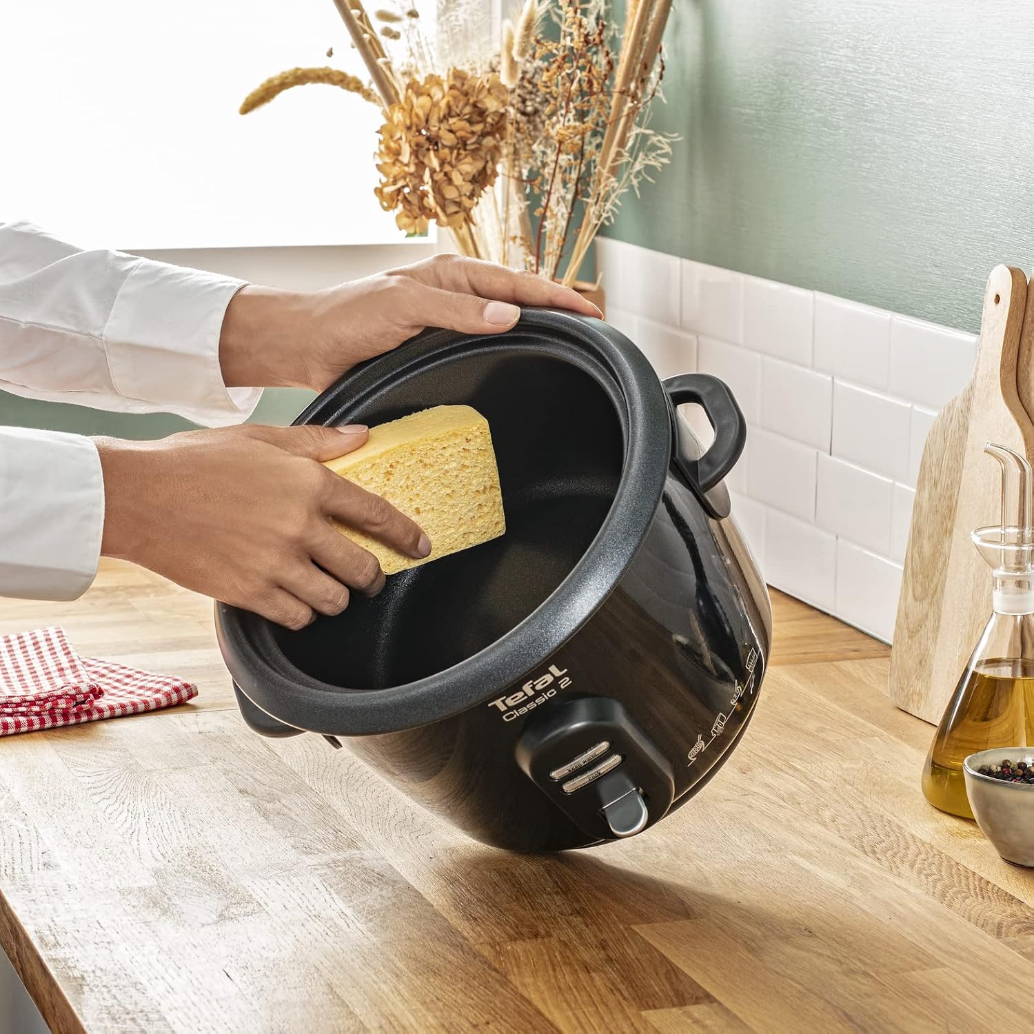 Thumbnail 6 de Tefal Classic 2 — Cuiseur à riz antiadhésif 3 L, noir