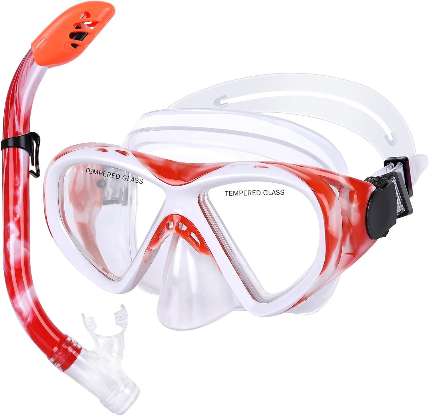 Thumbnail 6 de KUYOU Kids Snorkel Set Dry Top with 180° Panoramic Mask for Ages 5–12