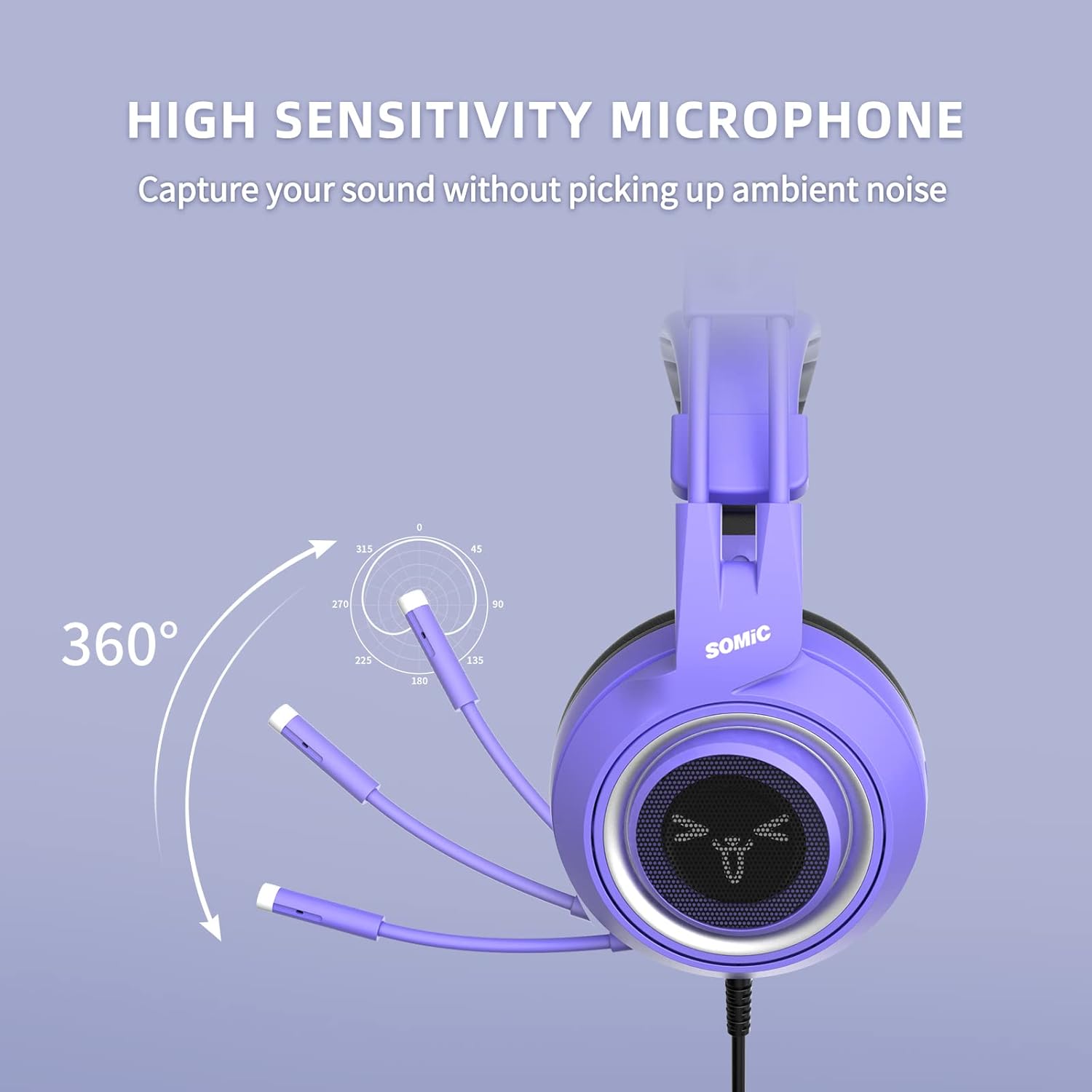 Thumbnail 2 de Somic G951S violett Gaming Headset