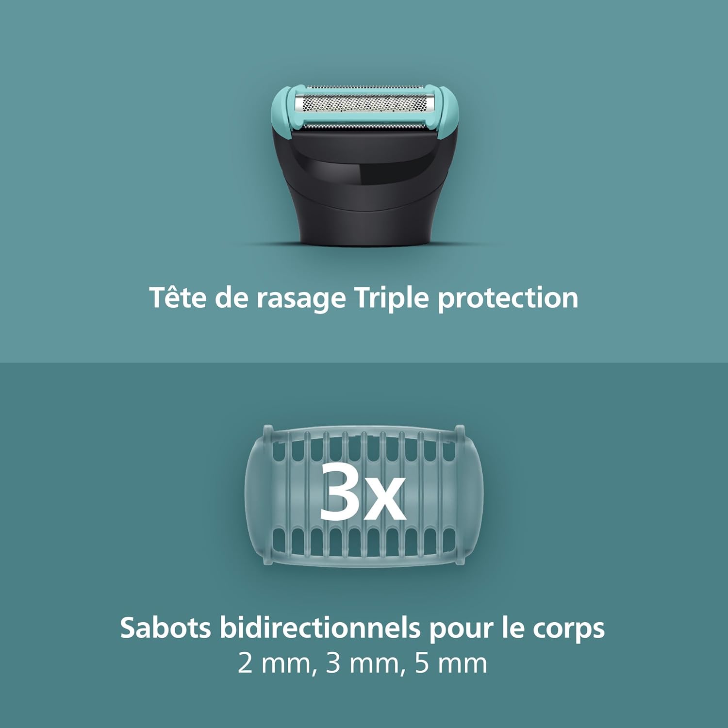 Detalle 2 de Philips Bodygroom 5000 tondeuse corps 100 min 🪒