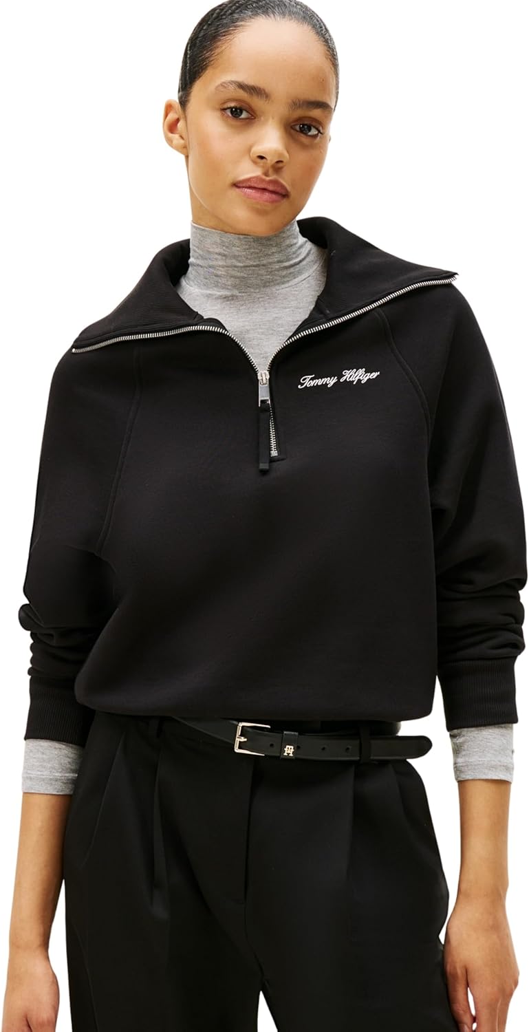 Thumbnail 5 de Tommy Hilfiger Felpa Mezza Zip donna