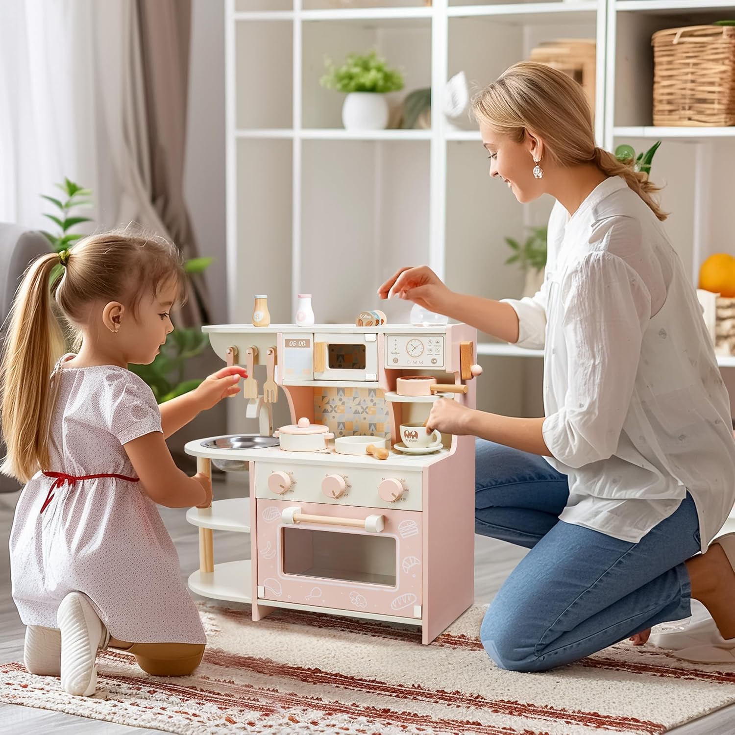 Thumbnail 6 de Kleinkind-Spielküche Holzspielset für Kinder