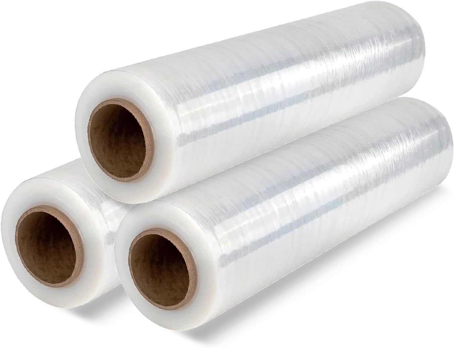 OFITURIA Transparente Verpackungsfolie – Allzweckfolie, 50 cm × bis zu 200 m, 3 Stück