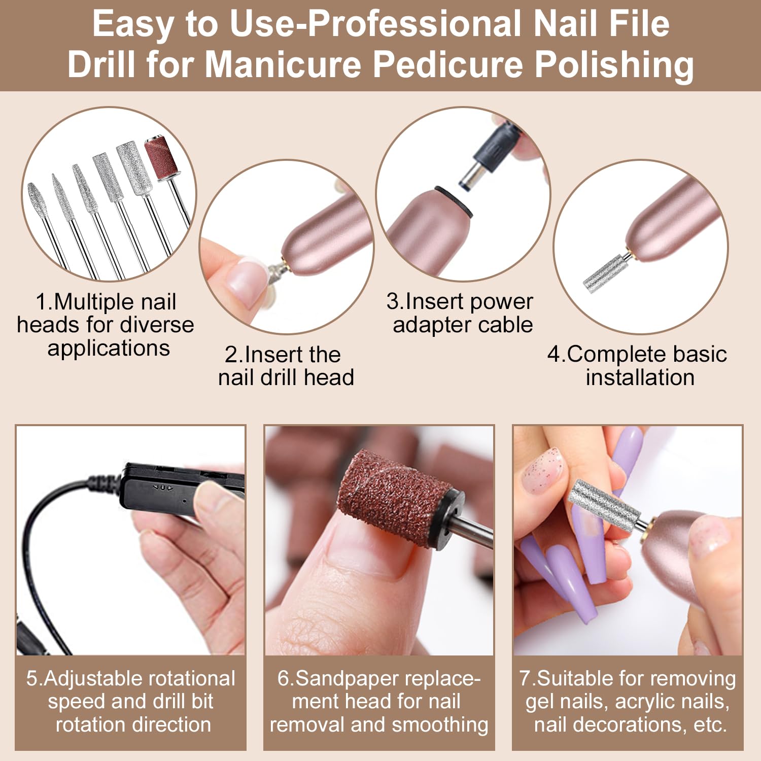 Detalle de Acrylic Nail Kit Starter Set ๐