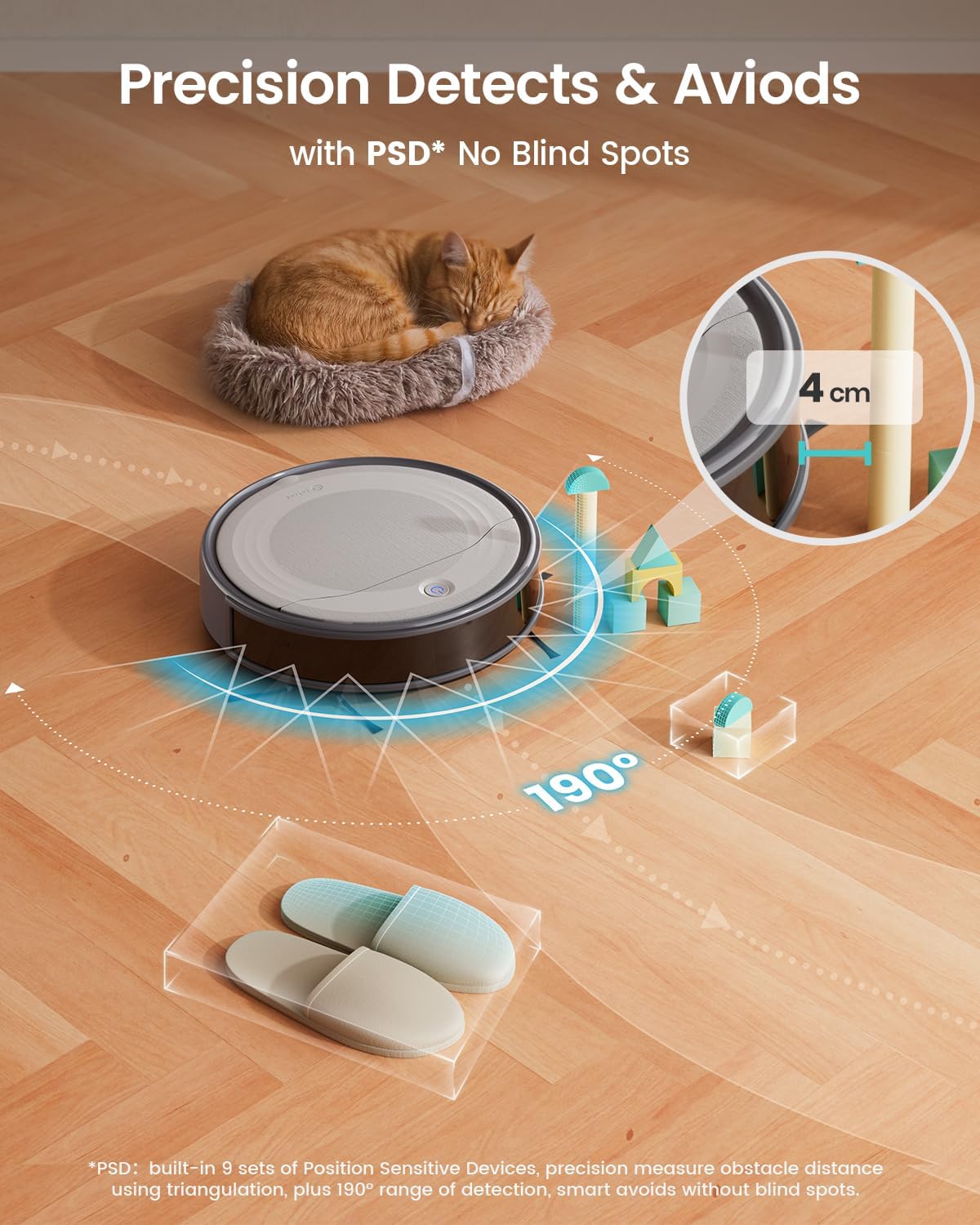 Detalle de Lefant M310 4500Pa Robot Vacuum