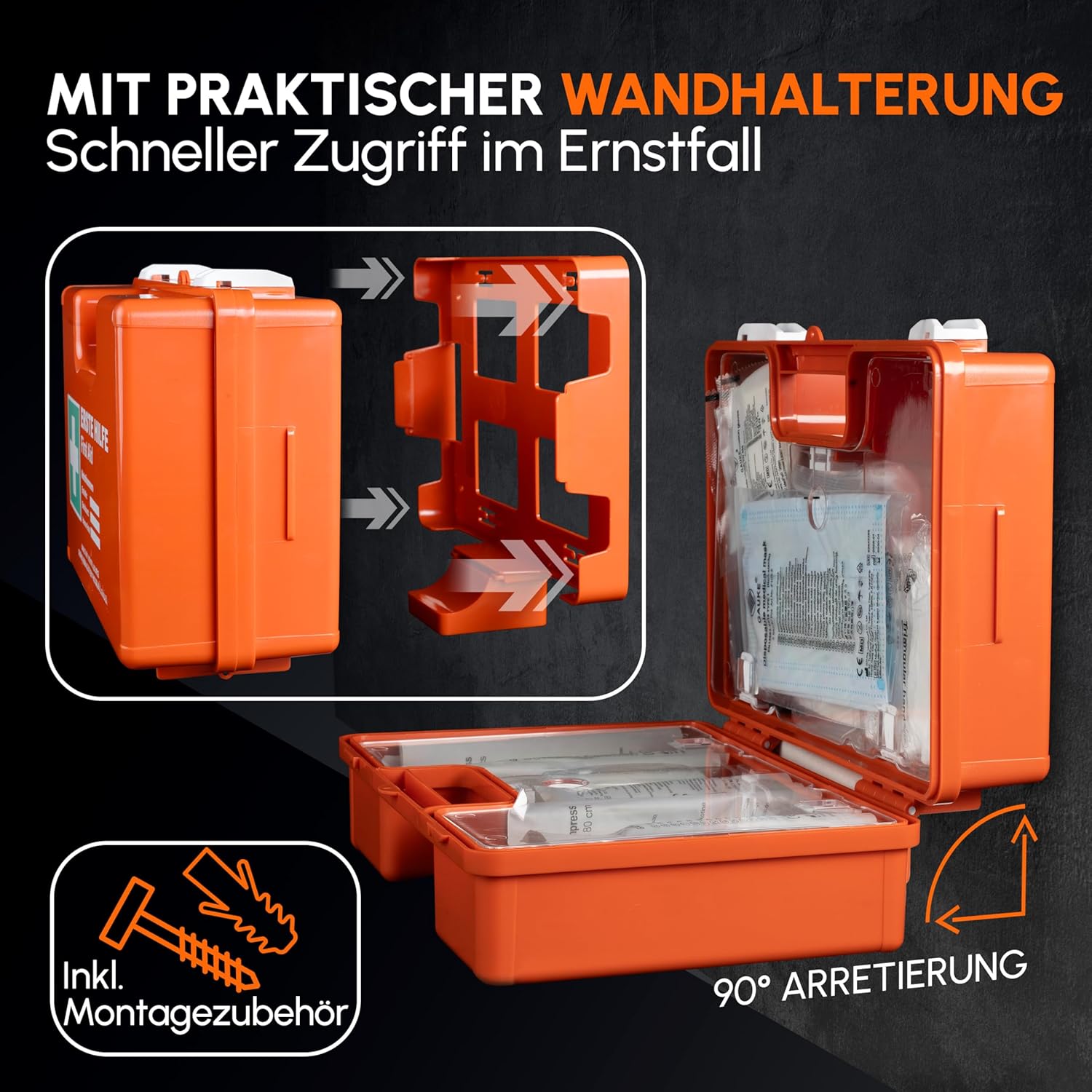 Thumbnail 1 de Erste Hilfe Koffer 91 Teile 🩹