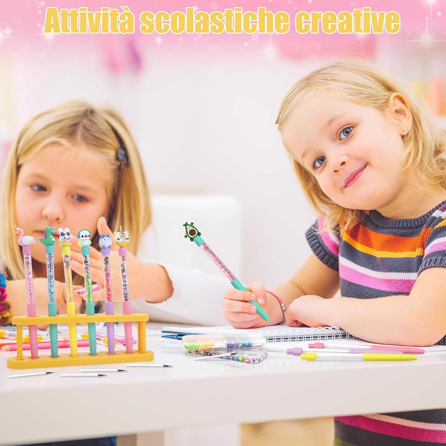 Thumbnail 5 de FEMBW Laboratorio delle Penne: kit manualità per bambini con accessori e ricariche