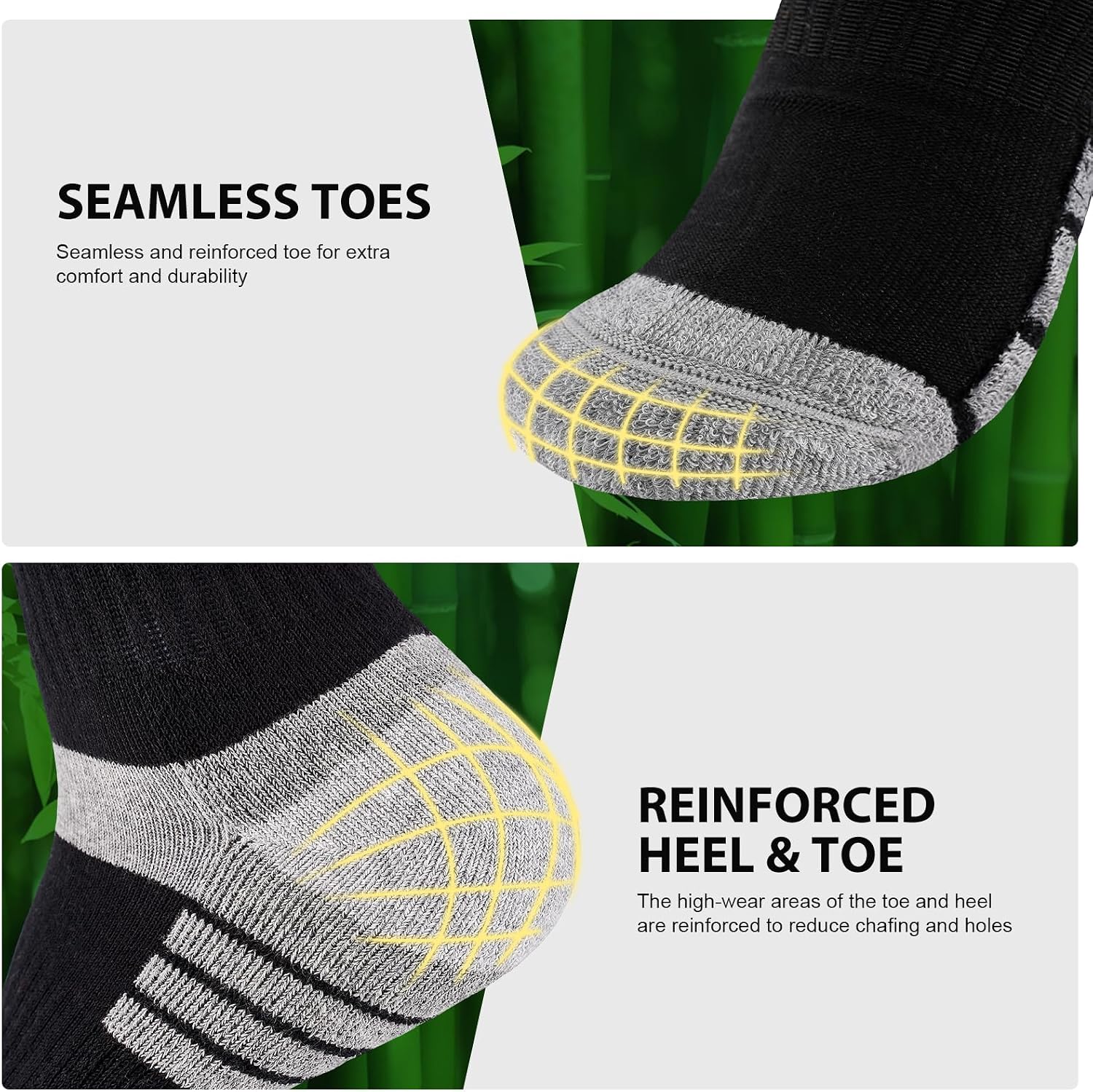 Thumbnail 6 de Stoeury Mens Bamboo Socks 6 Pairs