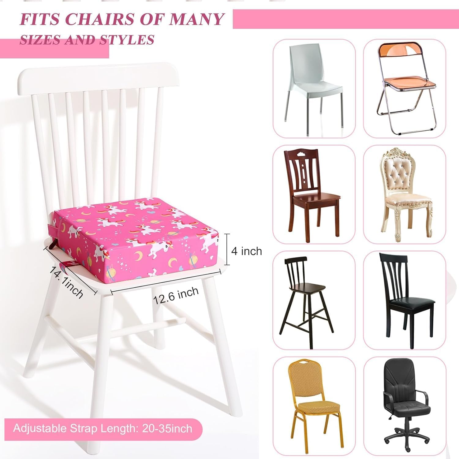 Thumbnail 6 de TOTIDYH Toddler Booster Seat for Dining Chair
