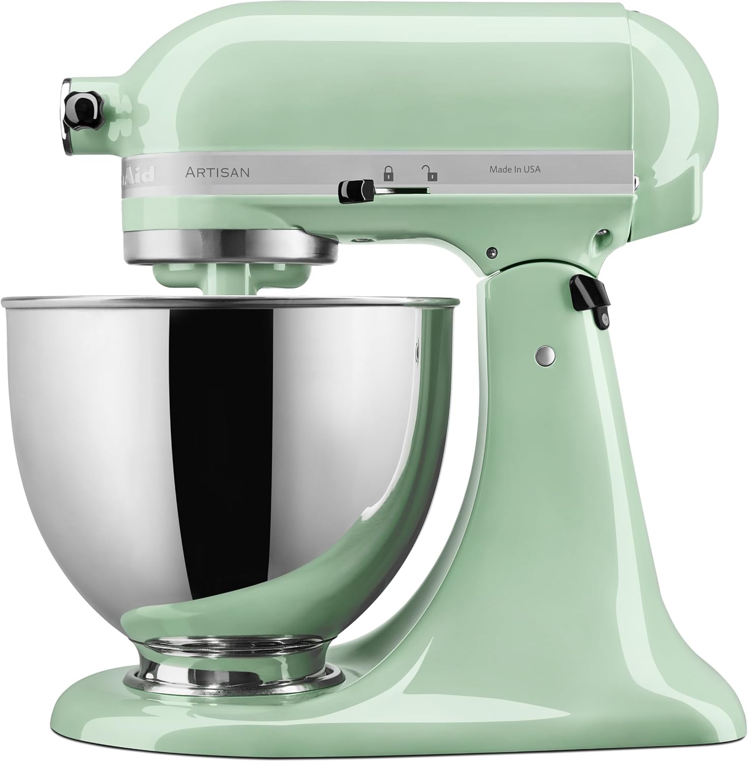 Thumbnail 6 de KitchenAid Tilt-Head Artisan 4.8L Stand Mixer (5KSM125BPT) in Pistachio