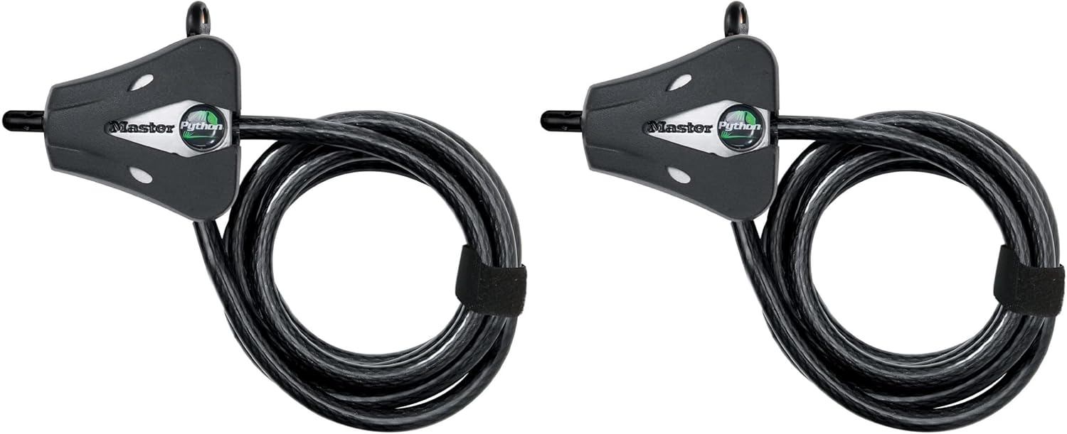 Thumbnail 6 de Master Lock Python Câble de Verrouillage Ajustable Noir 180 cm