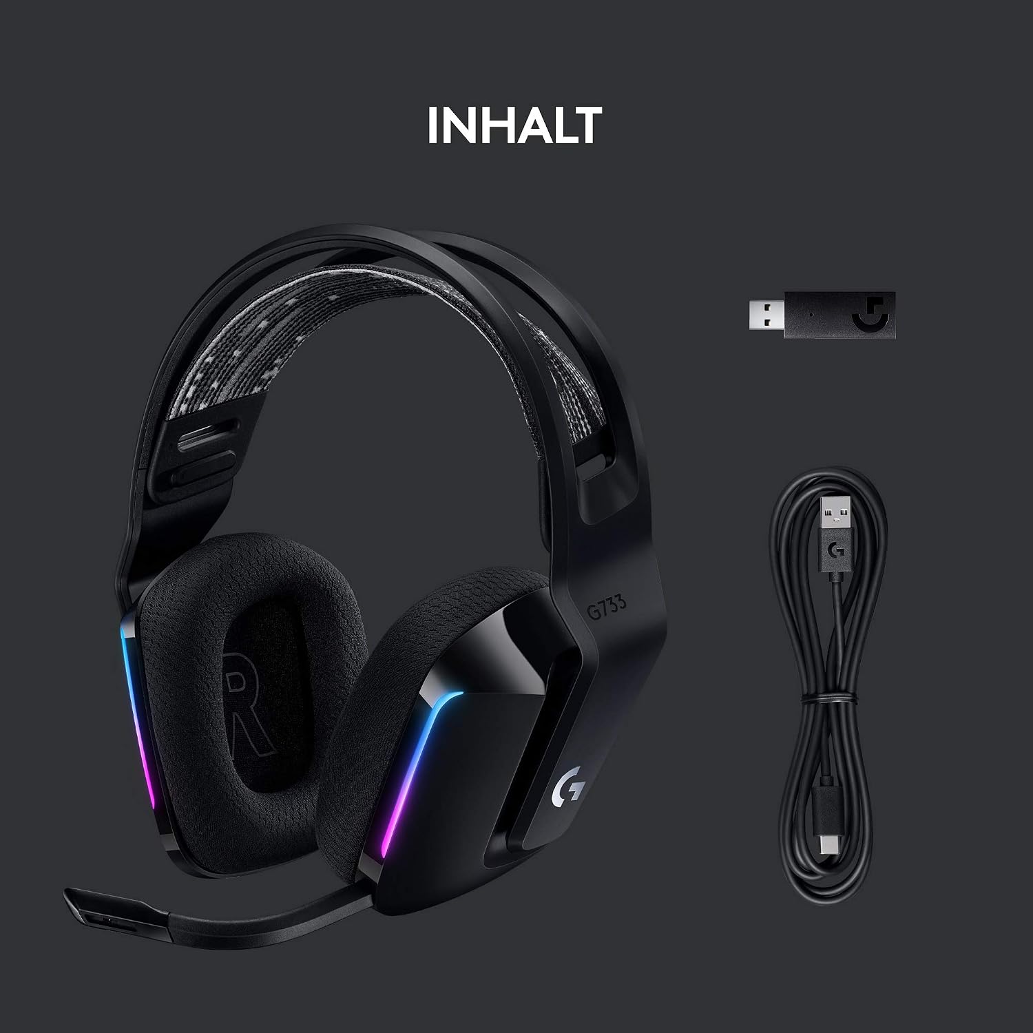 Thumbnail 6 de Logitech G G733 Lightspeed Headset 29 h