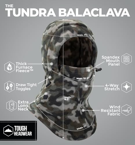 Detalle de Masque de ski cagoule polaire pour homme et femme ⚙