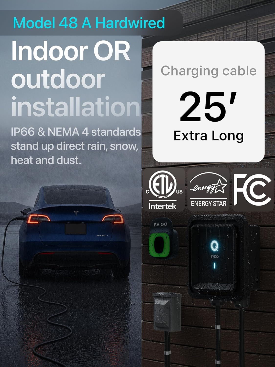 Thumbnail 5 de EVIQO Level 2 48A EV Charger 🔌