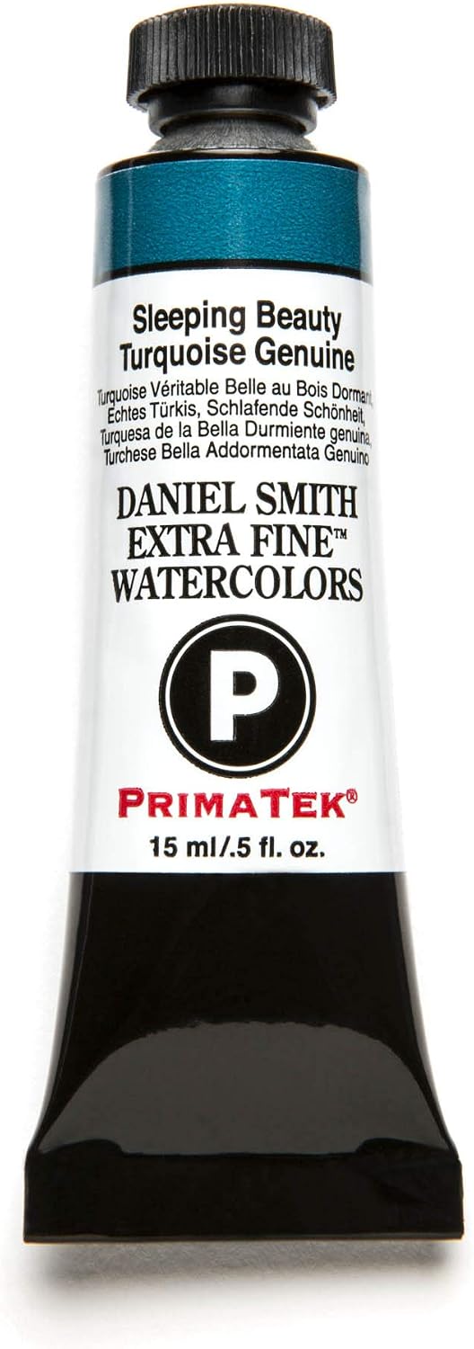 Detalle de DANIEL SMITH Extra Fine Watercolor, Sleeping Beauty Turquoise Genuine, 15ml Tube
