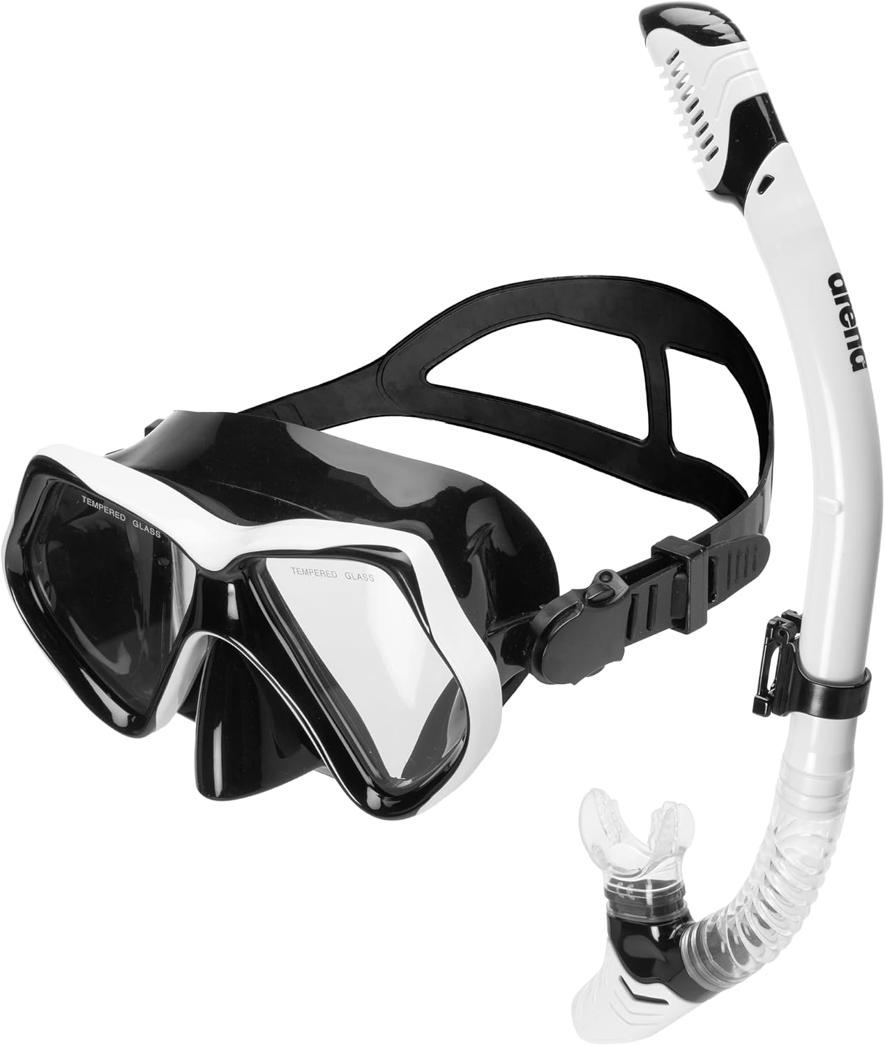 Detalle de Set Maschera e Boccaglio Adulti per Snorkeling – Comfort e Anti-Infiltrazioni in Silicone Ipoallergenico