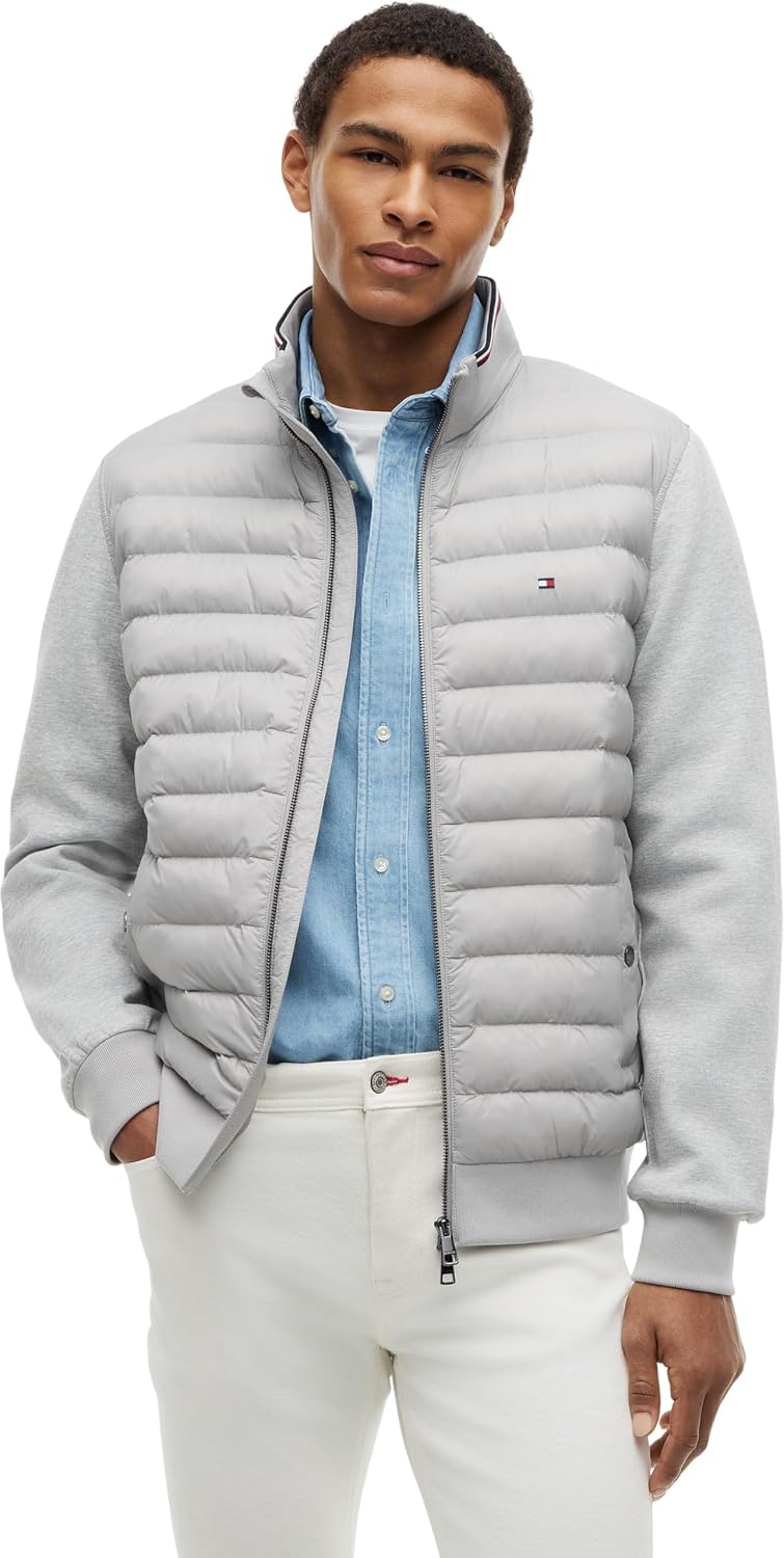 Thumbnail 6 de Tommy Hilfiger Sweat avec Fermeture Éclair Homme Mix Media Stand Collar