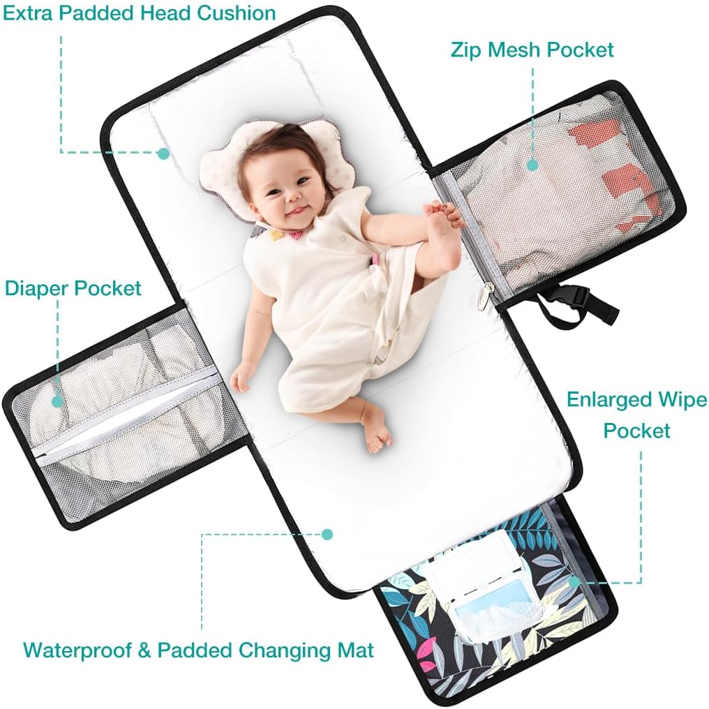 Thumbnail 2 de Lekebaby Portable Nappy Changing Mat Jungle 🧷