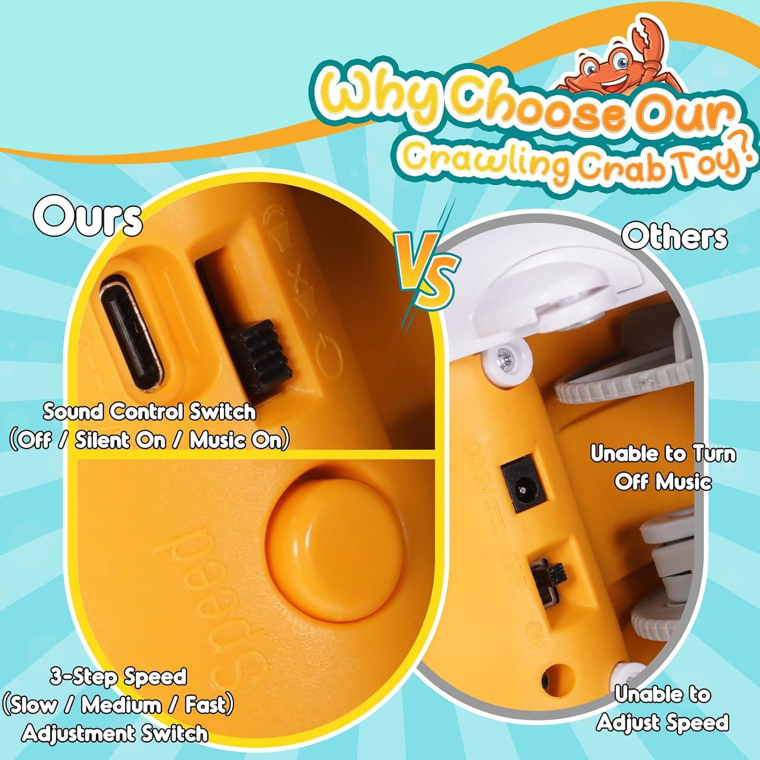 Thumbnail 1 de Veopoko Crawling Crab Toy for Babies