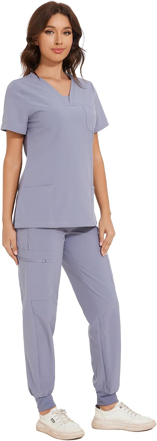 Detalle de COZYFIT Scrubs for Women 10-Pocket Set