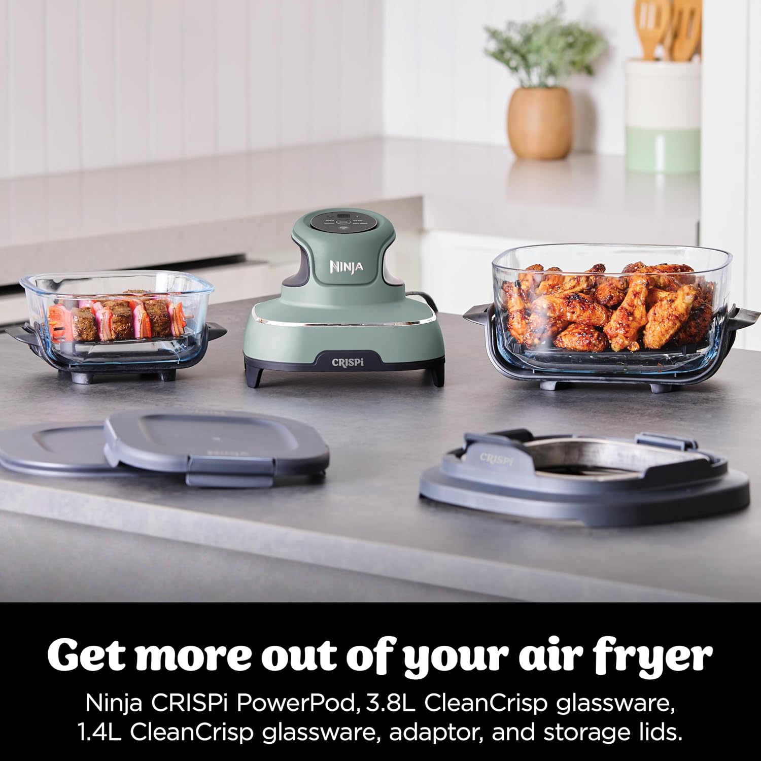 Detalle 2 de Ninja CRISPi FN101UKSG 3.8L portable air fryer
