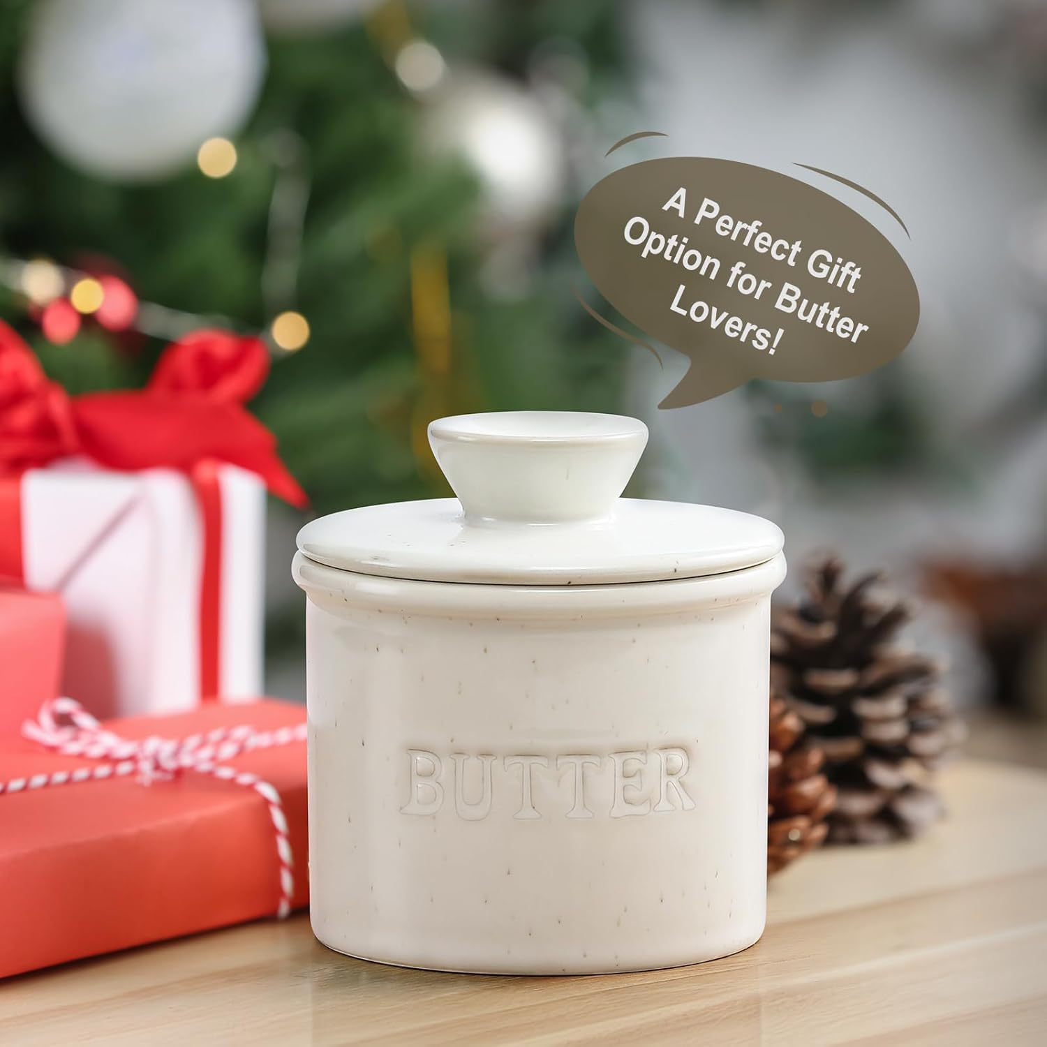 Thumbnail 5 de Porcelain Butter Crock
