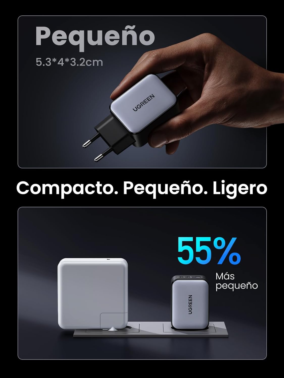 Thumbnail 4 de UGREEN Nexode X Cargador 65W USB C GAN ⚡ Rápido y Compatible