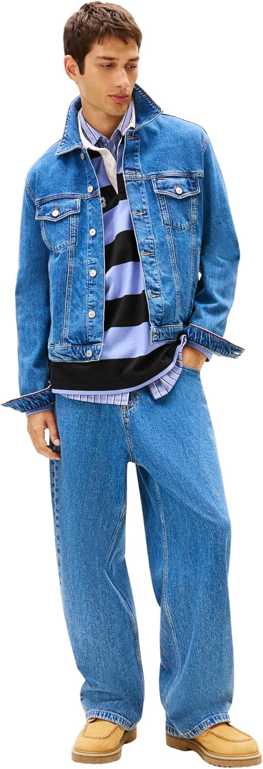 Detalle 2 de Tommy Jeans Ryan Giacca Trucker unisex