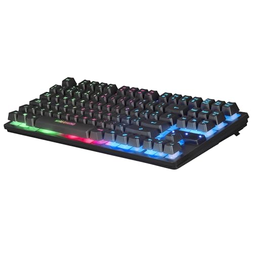Detalle de Mars Gaming MCPTKL: Combo gaming TKL con teclado H-Mech y ratón 3200 DPI para multiplataforma