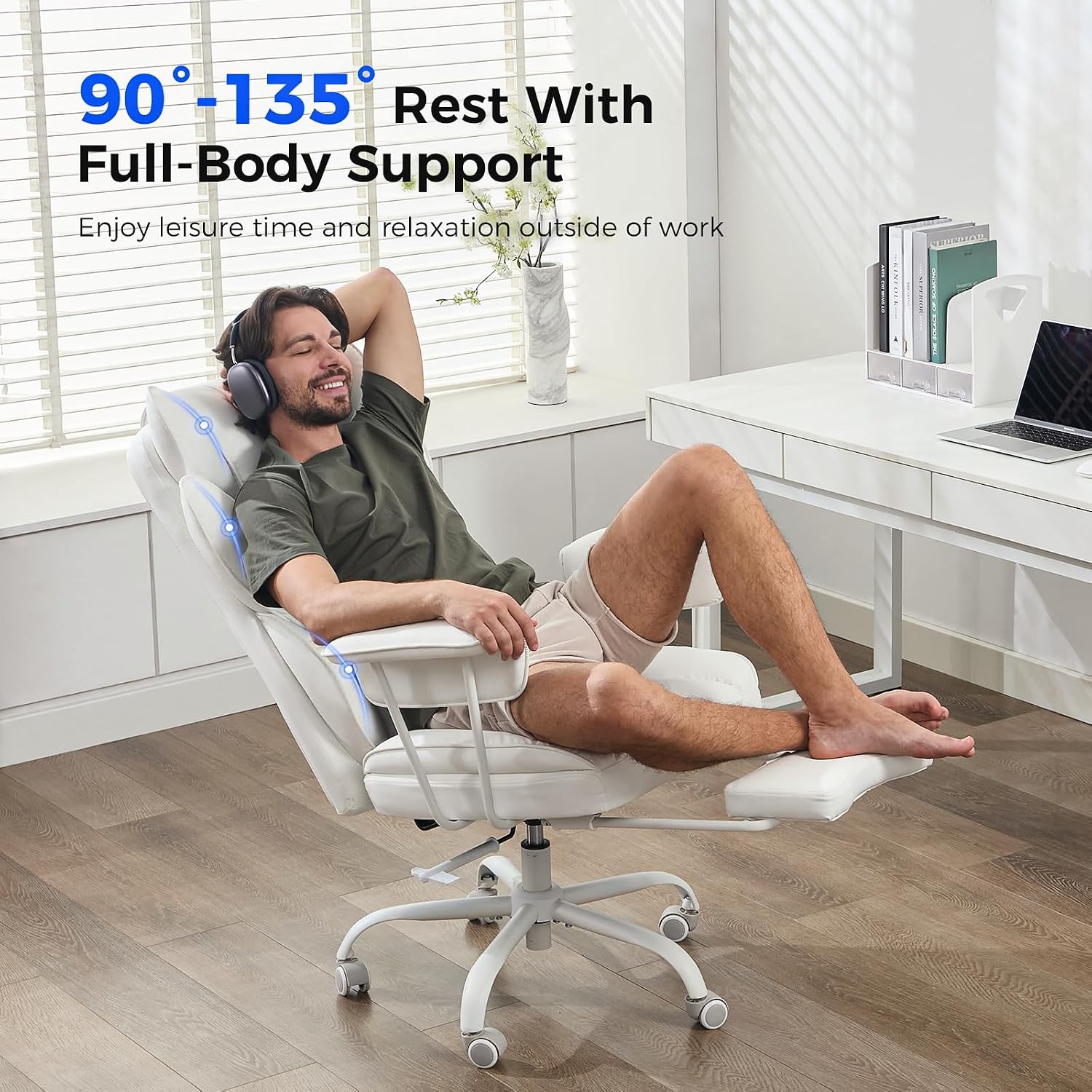 Detalle de LukkDys Executive ergonomic office chair