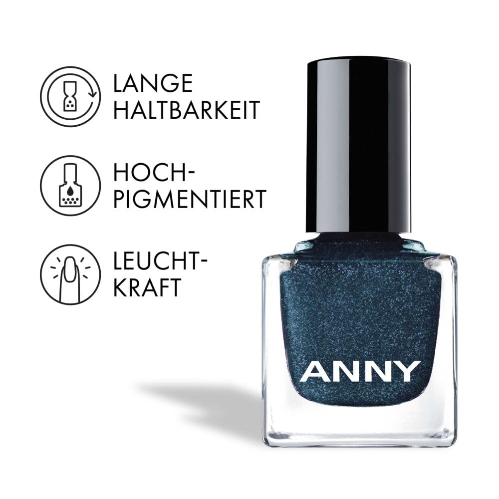 Detalle de ANNY Nail Polish – Hollywood Nights, 15 ml: Hochwertiger Farb-Nagellack mit langanhaltendem Glanz