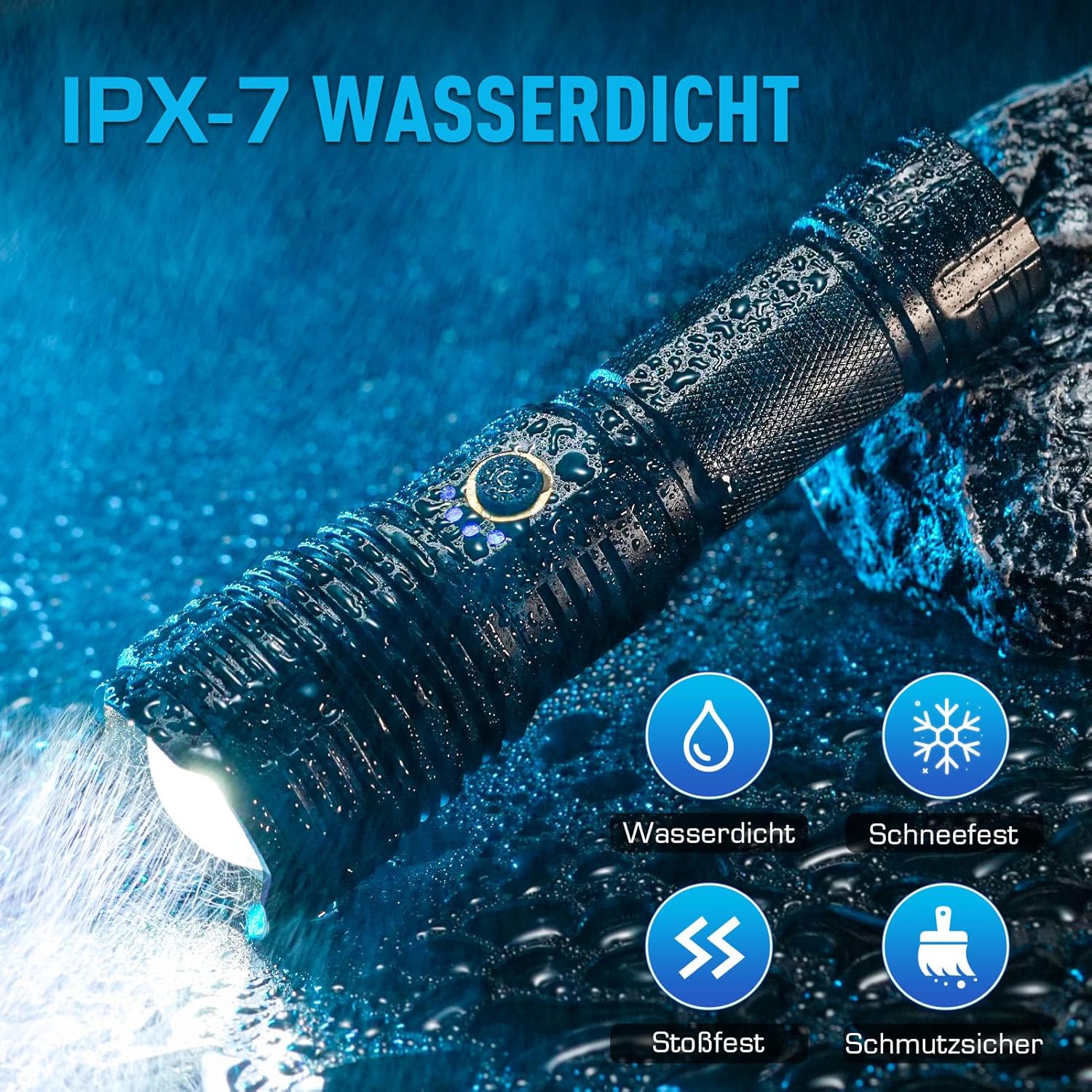 Thumbnail 4 de Glarylight XHP70.2 600000 Lumen Taschenlampe