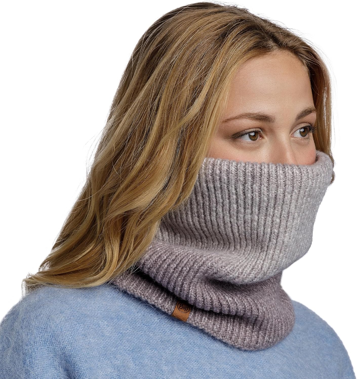 Detalle 2 de Buff dzianinowy komin unisex z polarową warstwą wewnętrzną