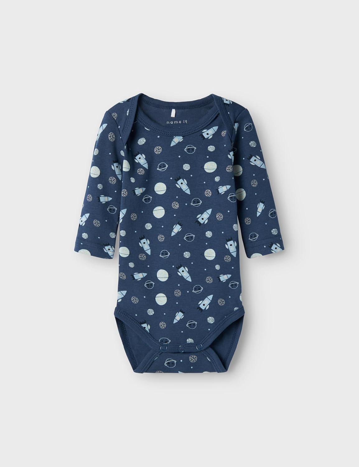 Thumbnail 3 de NAME IT Nbmbody 3p Ls Dark Space – body a maniche lunghe unisex in blu scuro (confezione da 1)