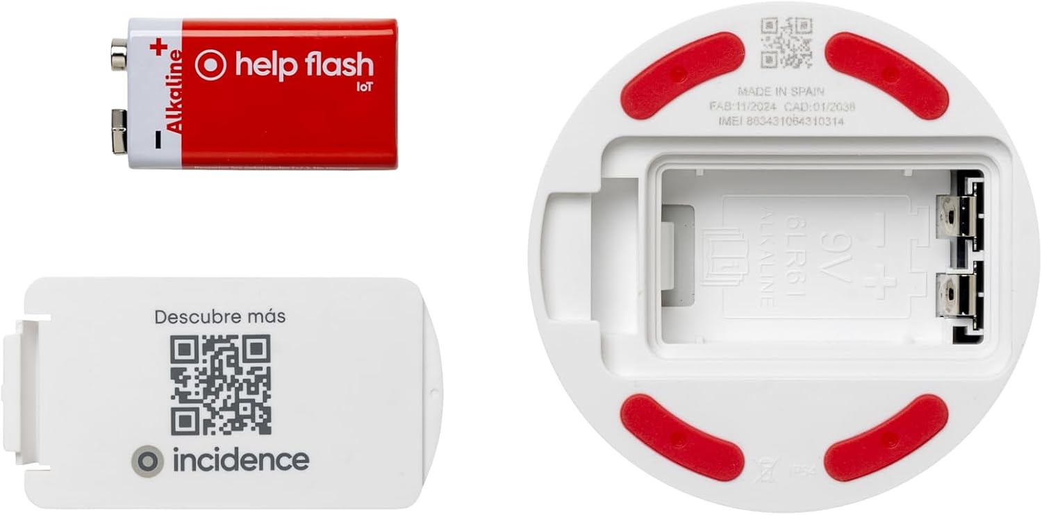 Detalle de Help Flash IoT+: Luz de Emergencia V16 con Geolocalización y conectividad integrada