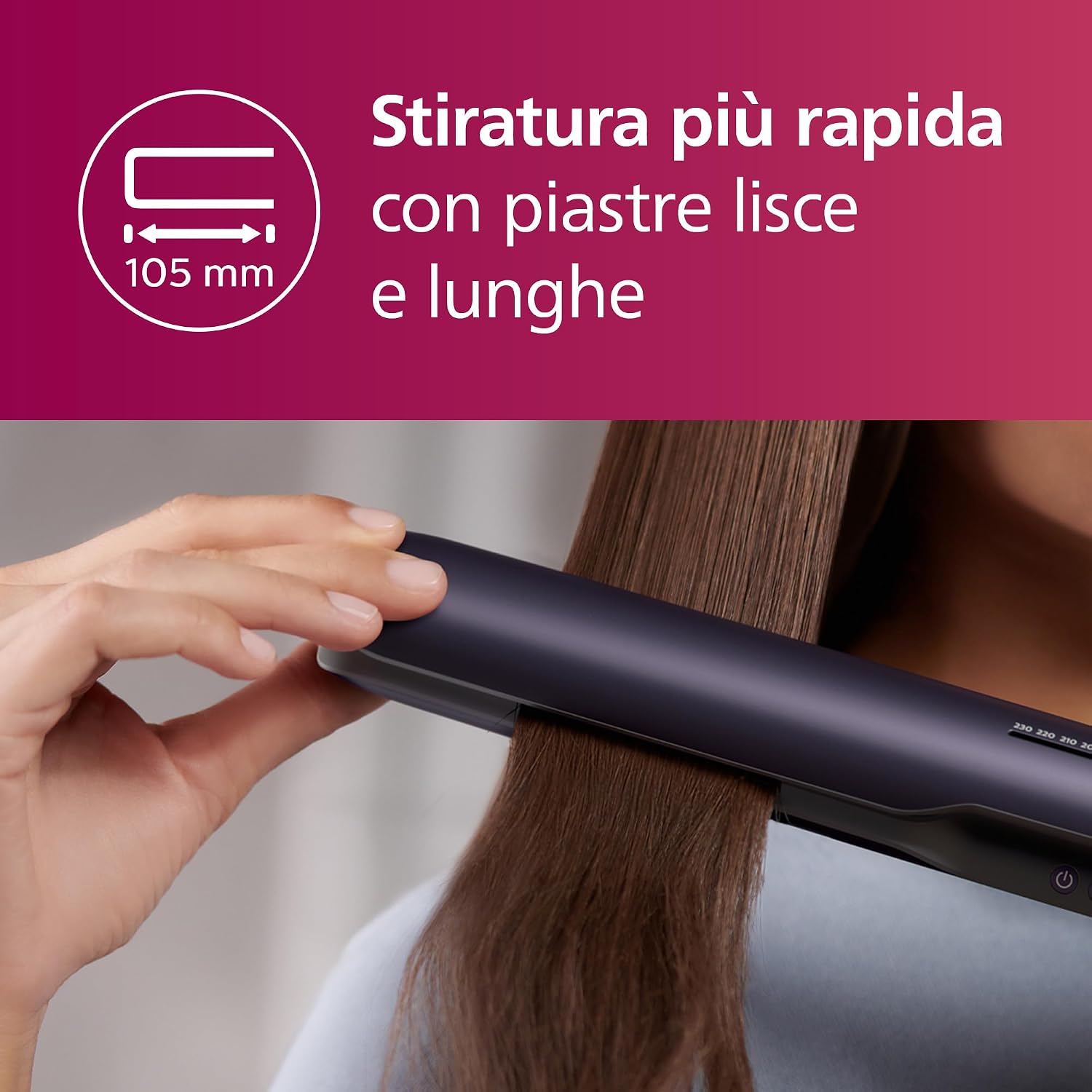 Thumbnail 3 de Philips Piastra Serie 7000 BHS732/00 – ThermoShield, ioni minerali e ceramica con olio di argan