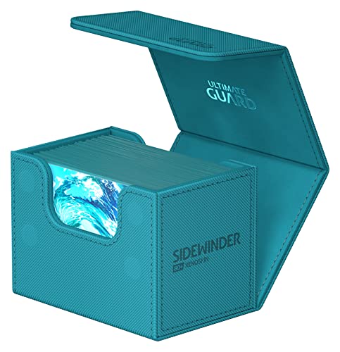 Detalle de Ultimate Guard Sidewinder 80+ XenoSkin gasolina — funda para cartas 🎴