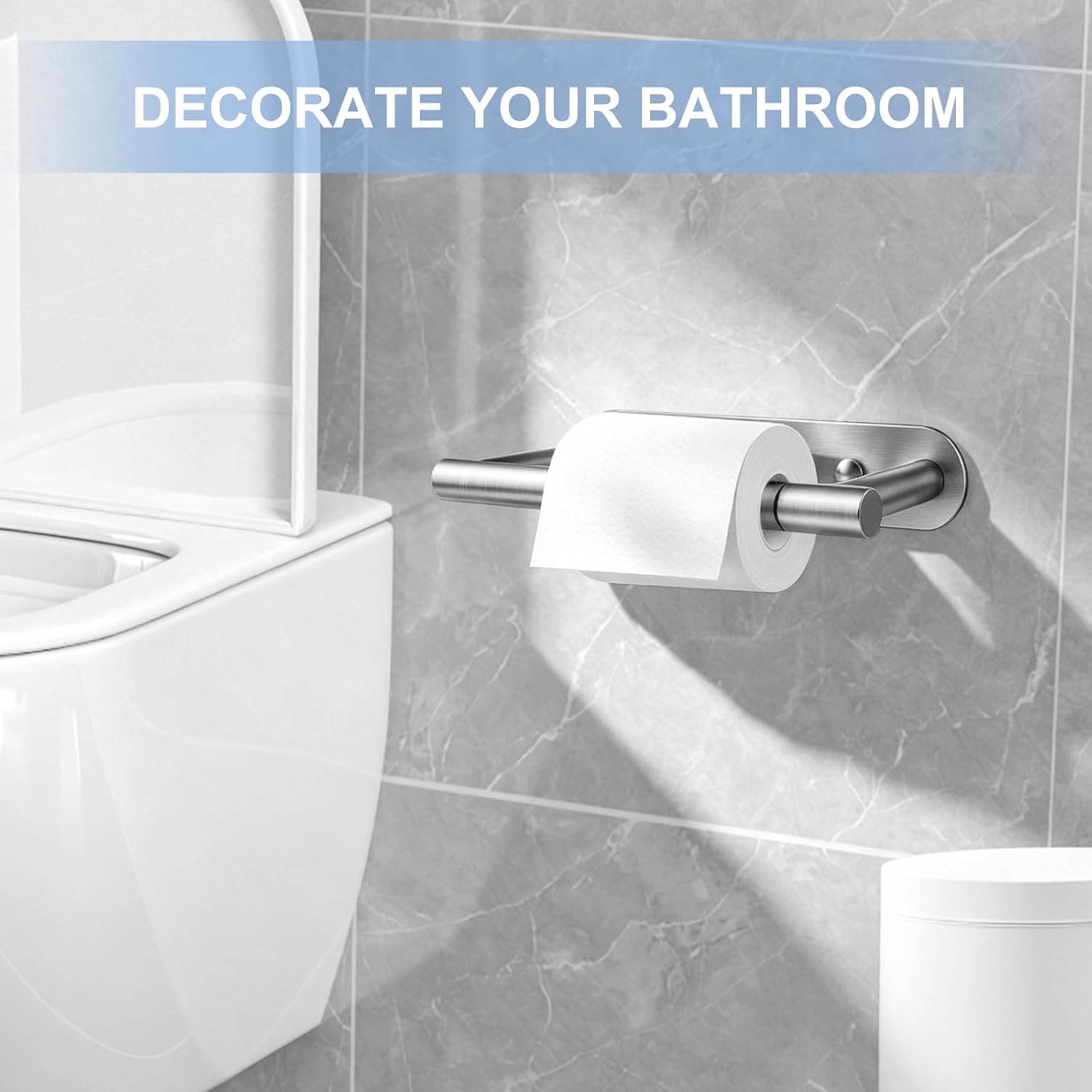 Detalle 2 de SetSail k093 Toilet Paper Holder, Brushed Nickel Stainless Steel