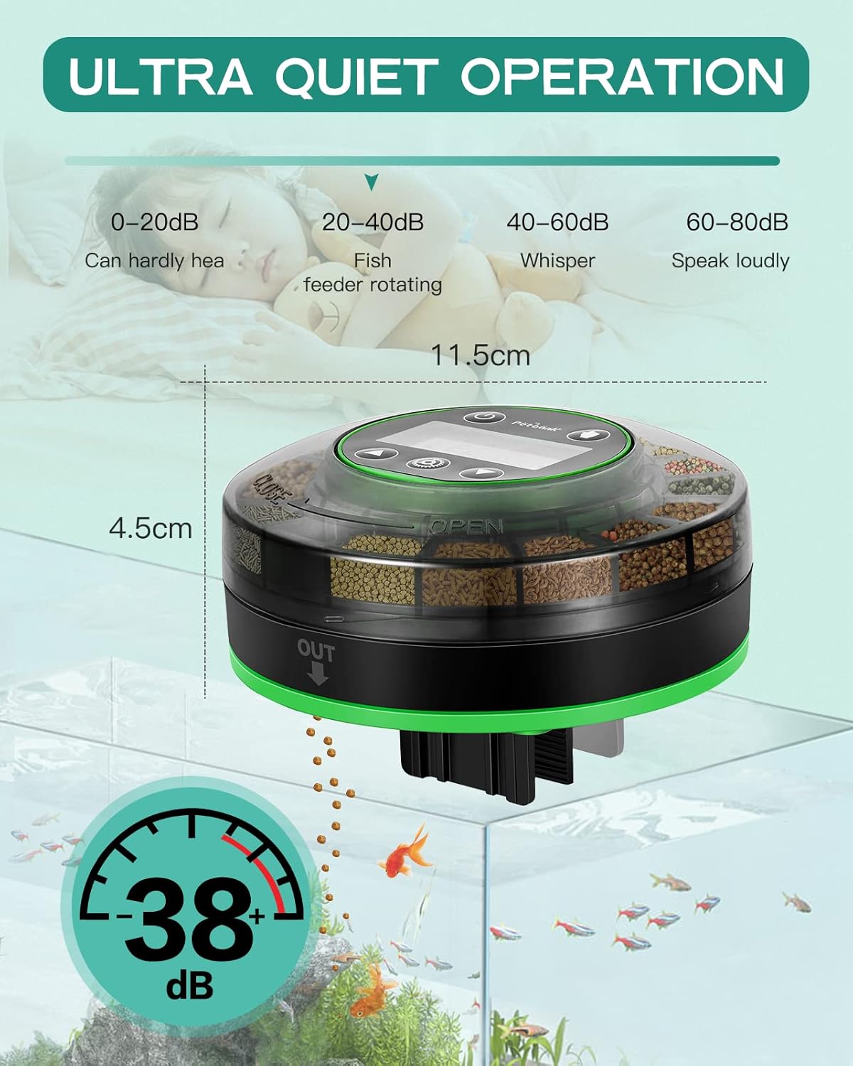 Thumbnail 6 de Petbank Alimentador Automático de Peces 15 comidas