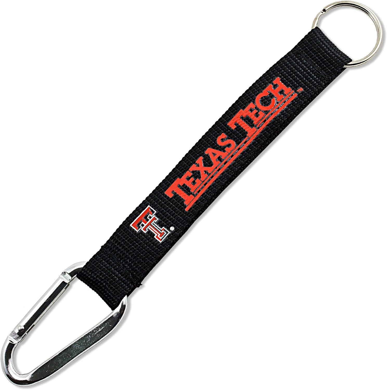 NCAA Alabama Crimson Tide Carabiner Lanyard Keychain (Team Logo & Wordmark)
