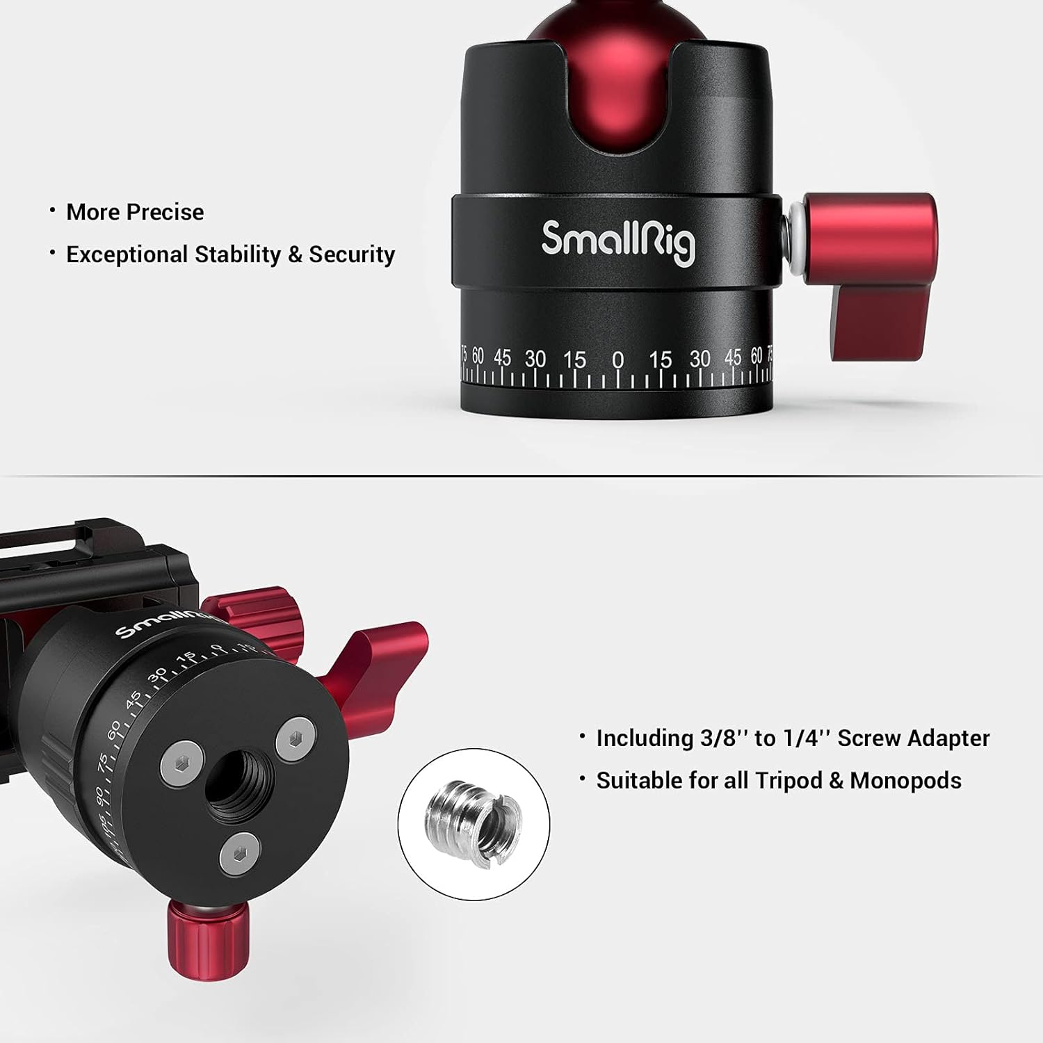 Detalle 2 de SMALLRIG 3034 Rotule panoramique 5 kg