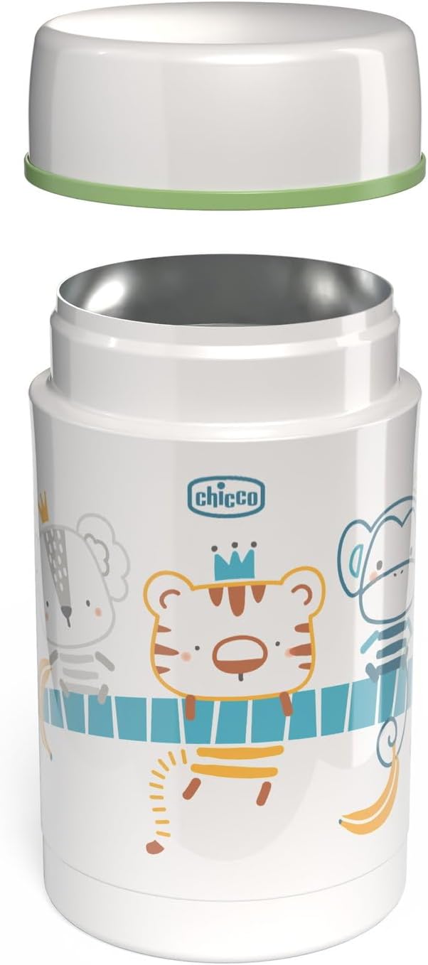 Thumbnail 2 de Chicco Contenitore Termico per Alimenti 500 ml: Portapappa in acciaio inox con chiusura anti-goccia