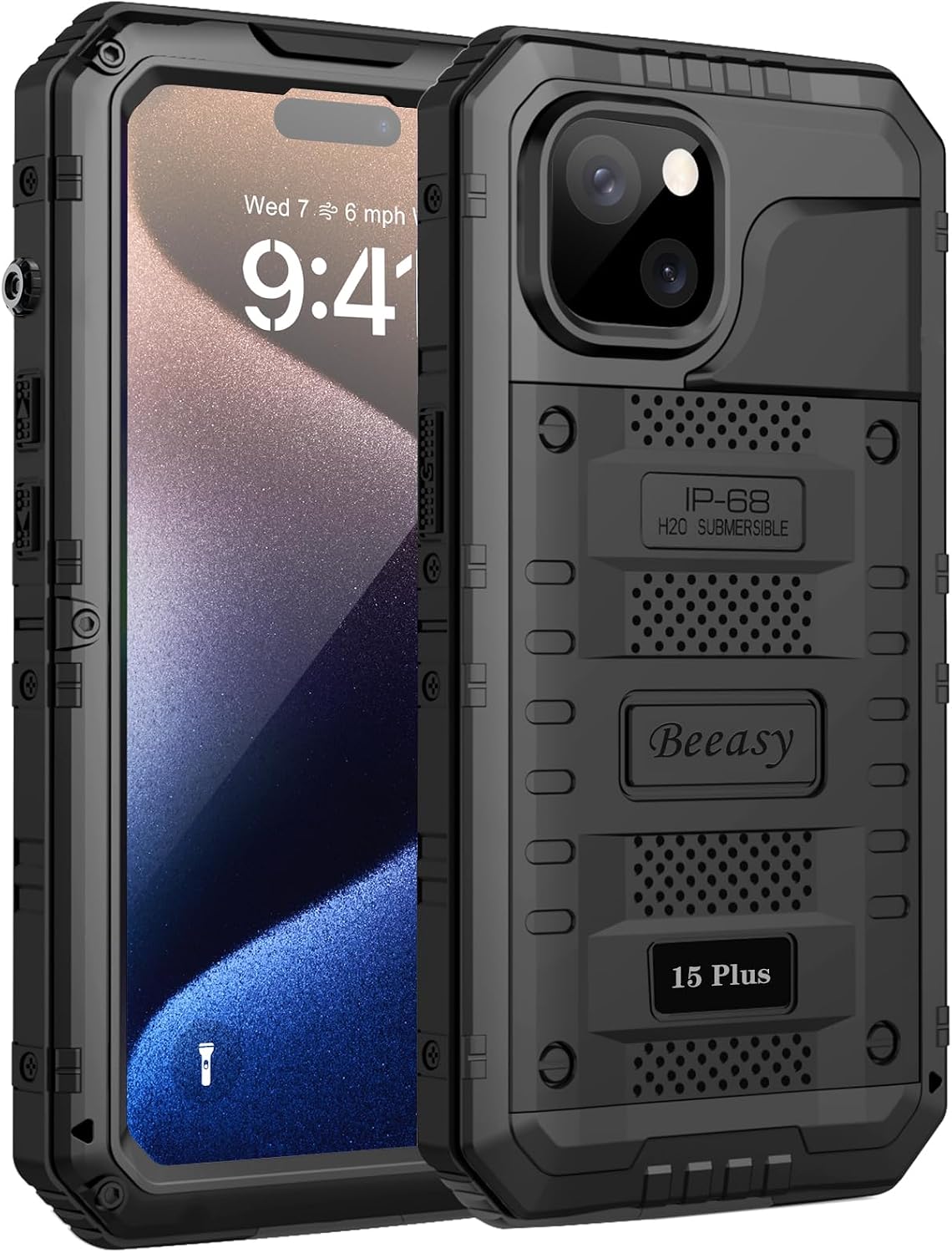 Detalle de iPhone 15 Plus waterproof case 3m